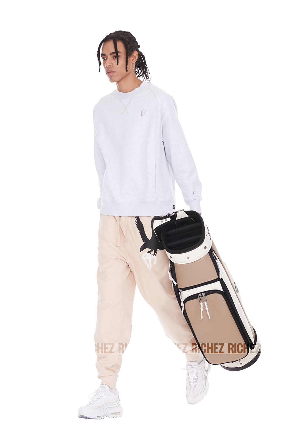 #017 Vol.1 | Sand Beige Golf Bag - 리치즈 RICHEZ