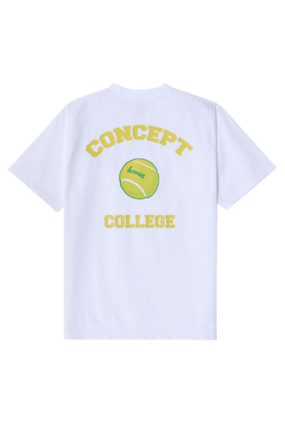 (6/7일 예정) Tennis ball crew neck Unisex T-shirt (White) RICHEZ