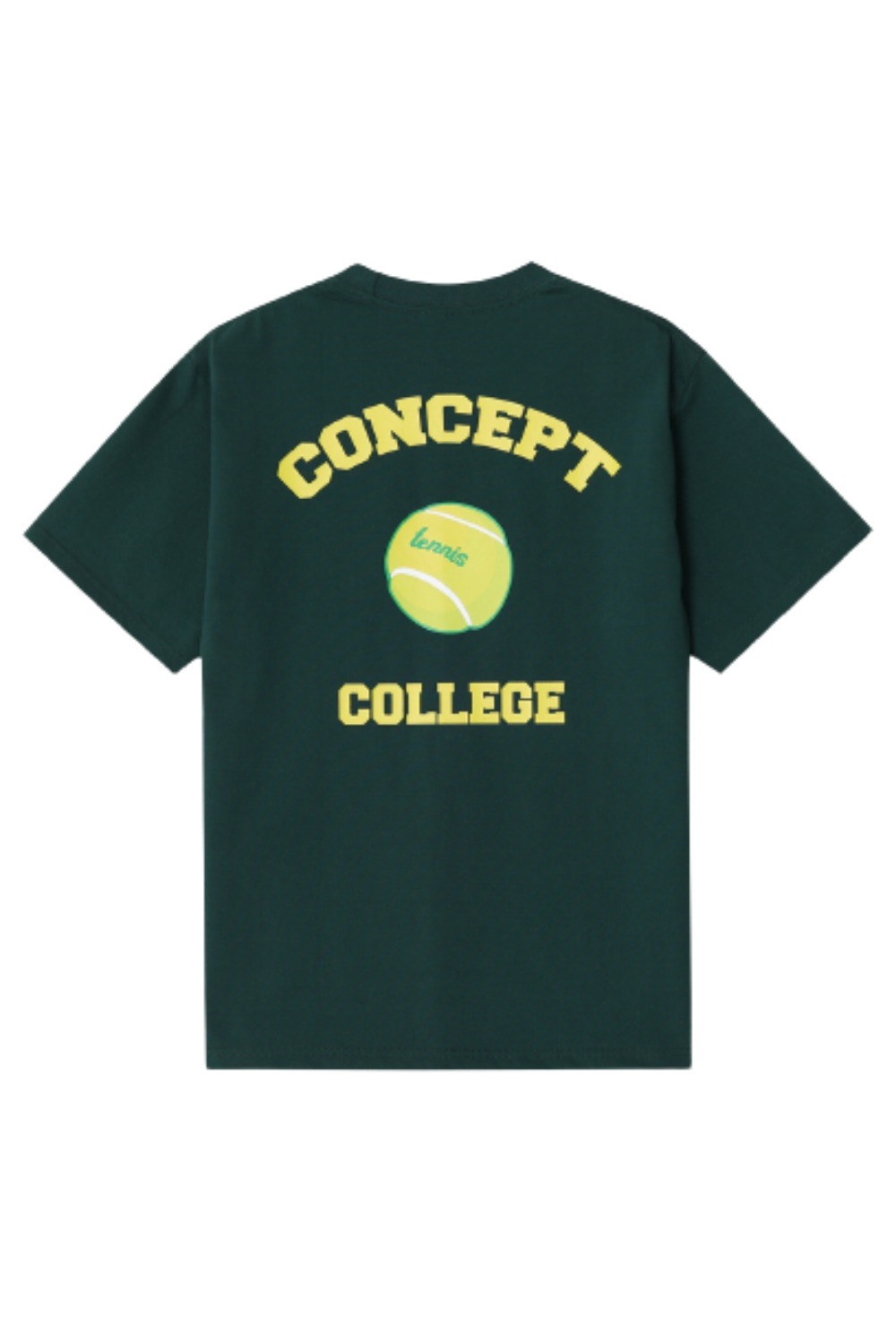 (6/7일 발송) Tennis ball crew neck Unisex T-shirt (Dark green) RICHEZ