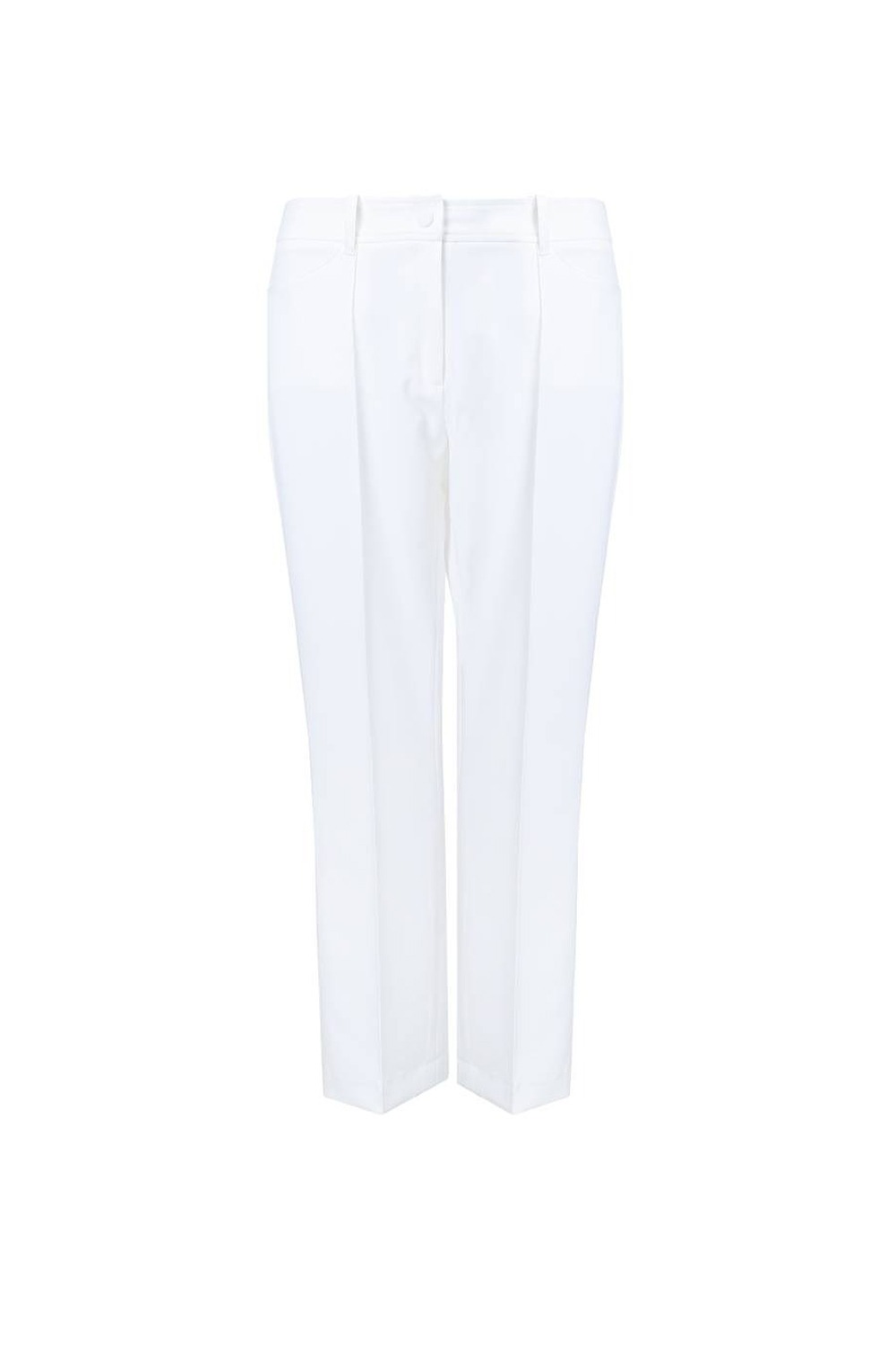 Front Pin-tuck Pants (White) RICHEZ