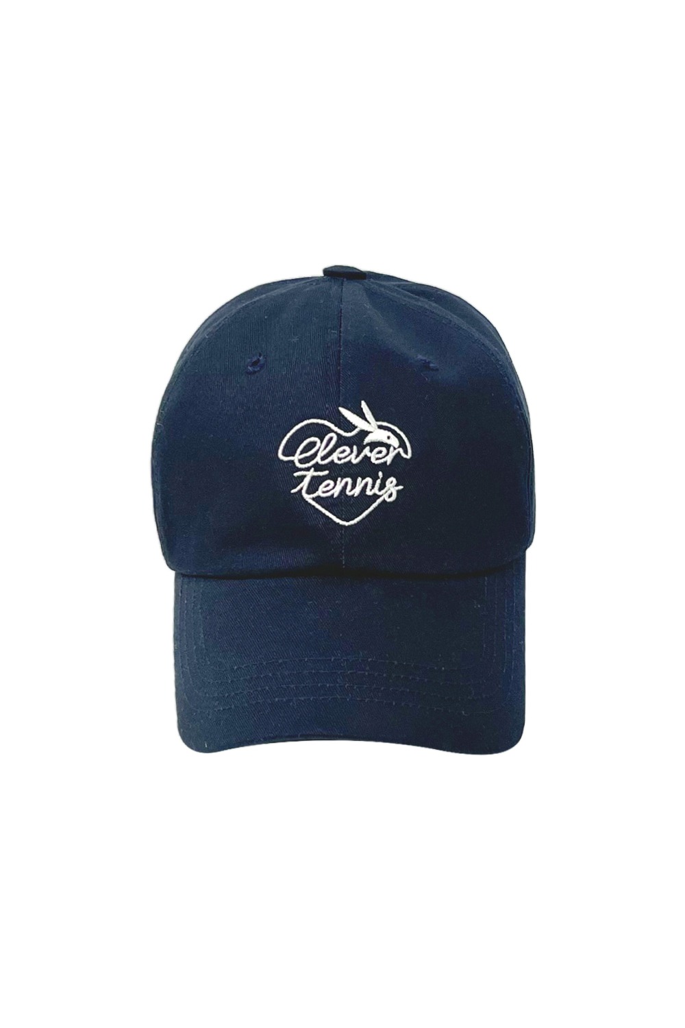 Heart Clever Embroidered Ball Cap(NAVY) RICHEZ