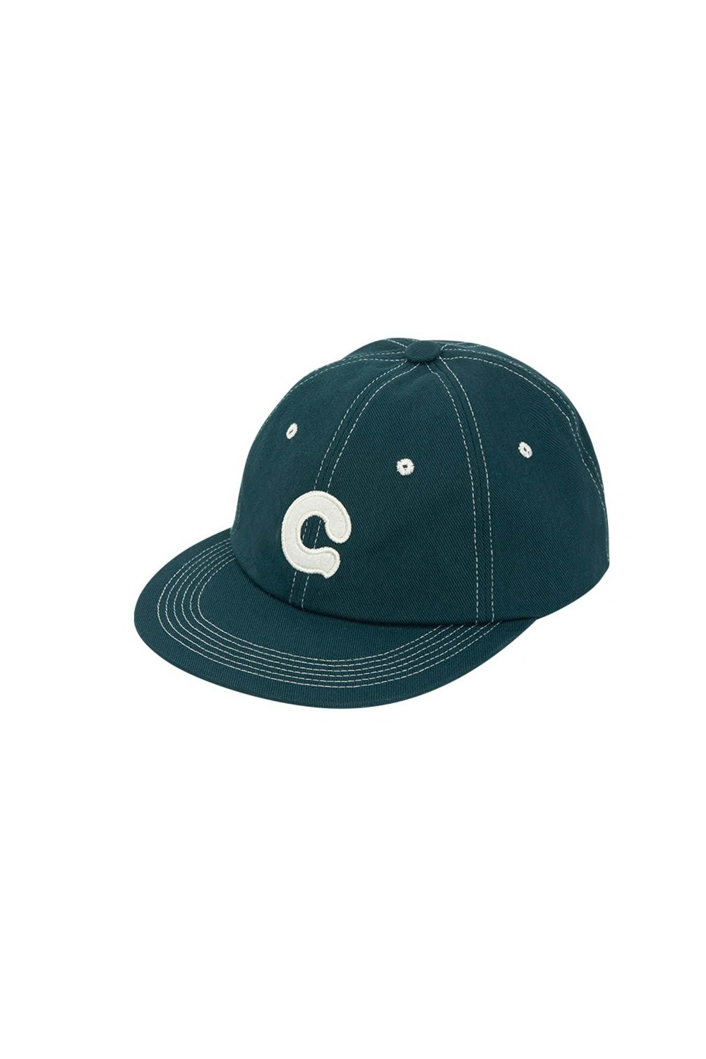 CONTRAST STITCH BALL CAP (GREEN) RICHEZ