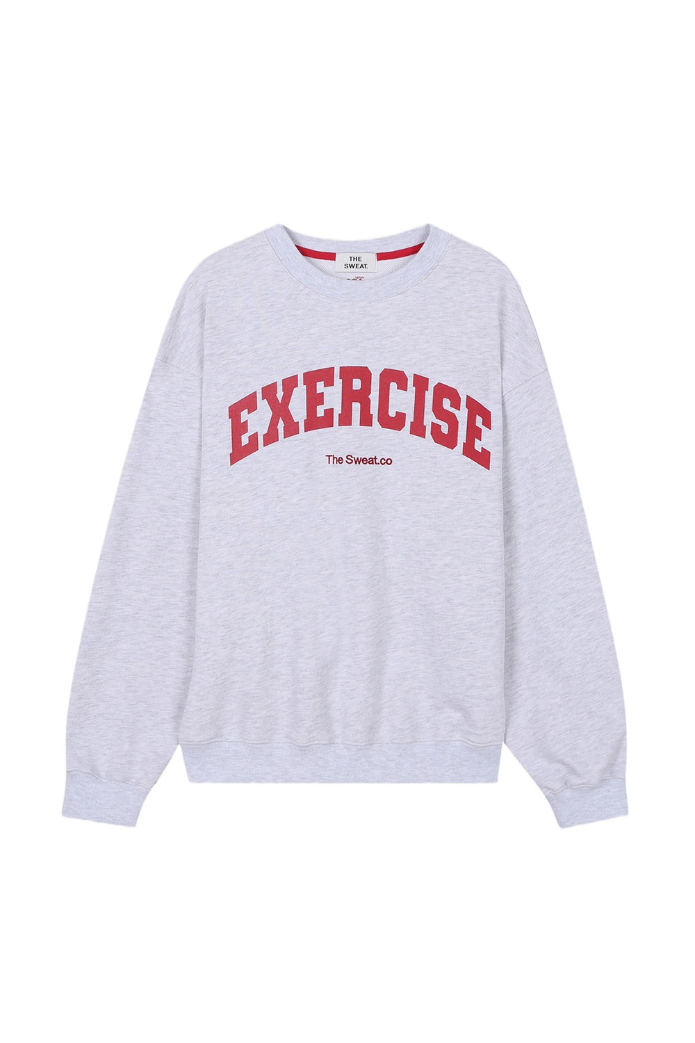 Exercise Roundneck Sweatshirt (LIGHT MELANGE GREY) RICHEZ