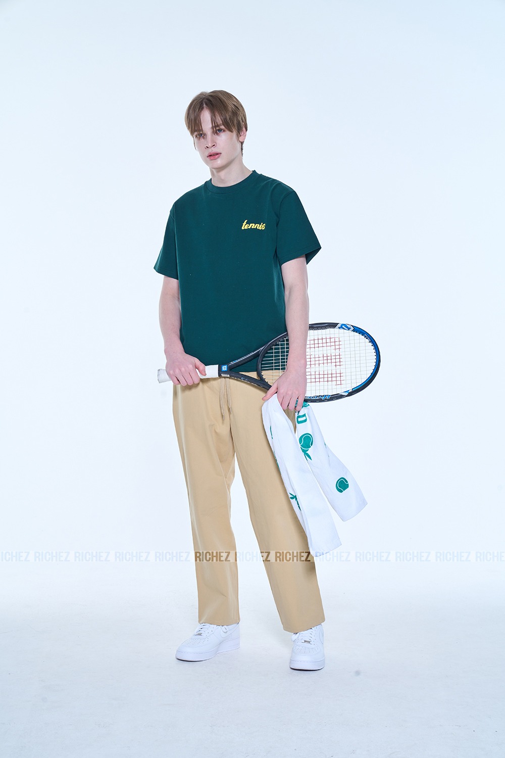 #134 Vol.6 | Tennis ball crew neck Unisex T-shirt - 리치즈 RICHEZ
