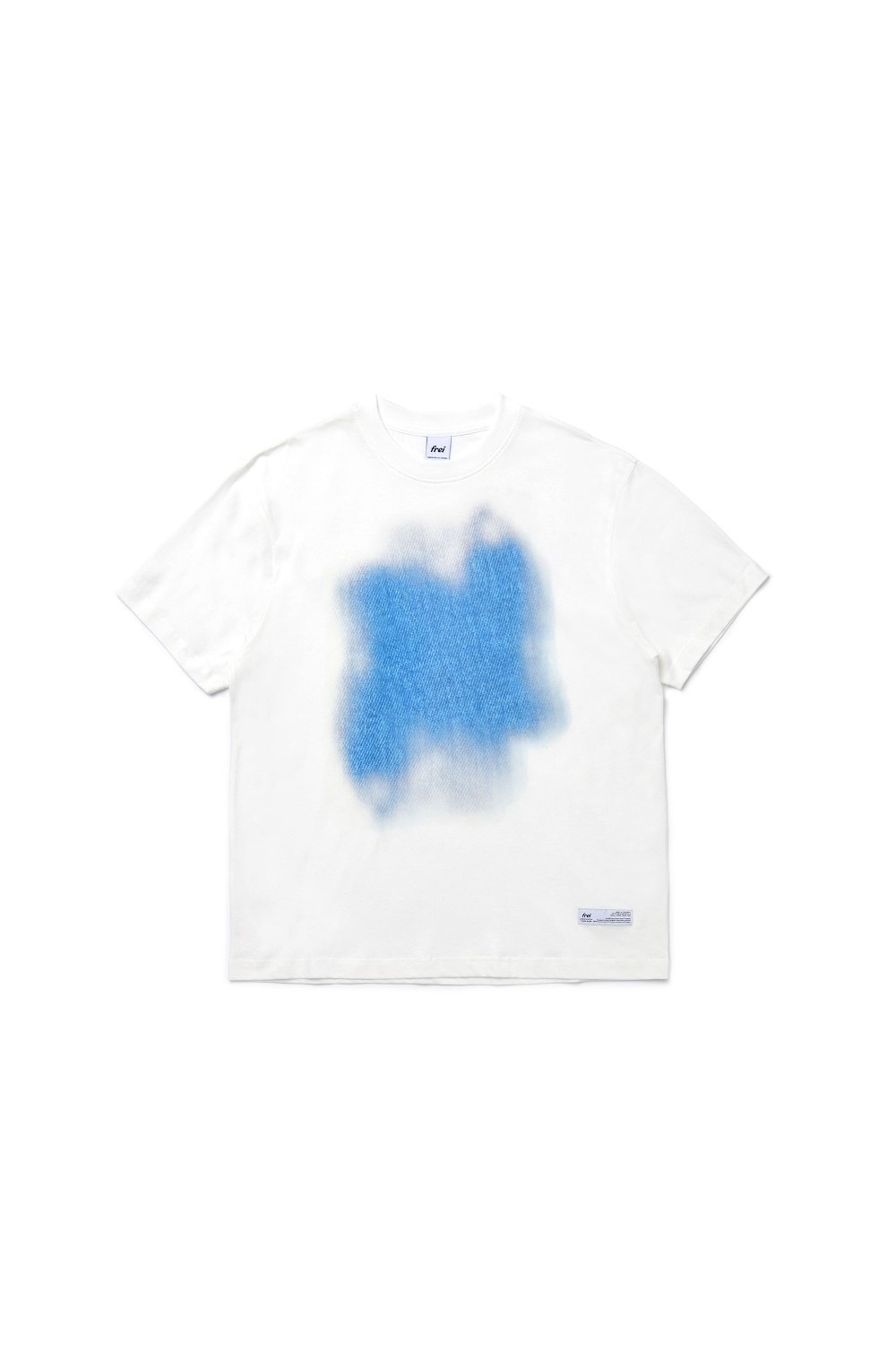 SCRAPPED 티셔츠 (블루) - 리치즈 RICHEZ