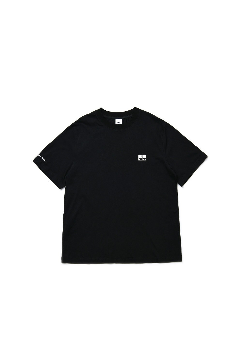 슬리브 포인트 티셔츠 (블랙) - 리치즈 RICHEZ