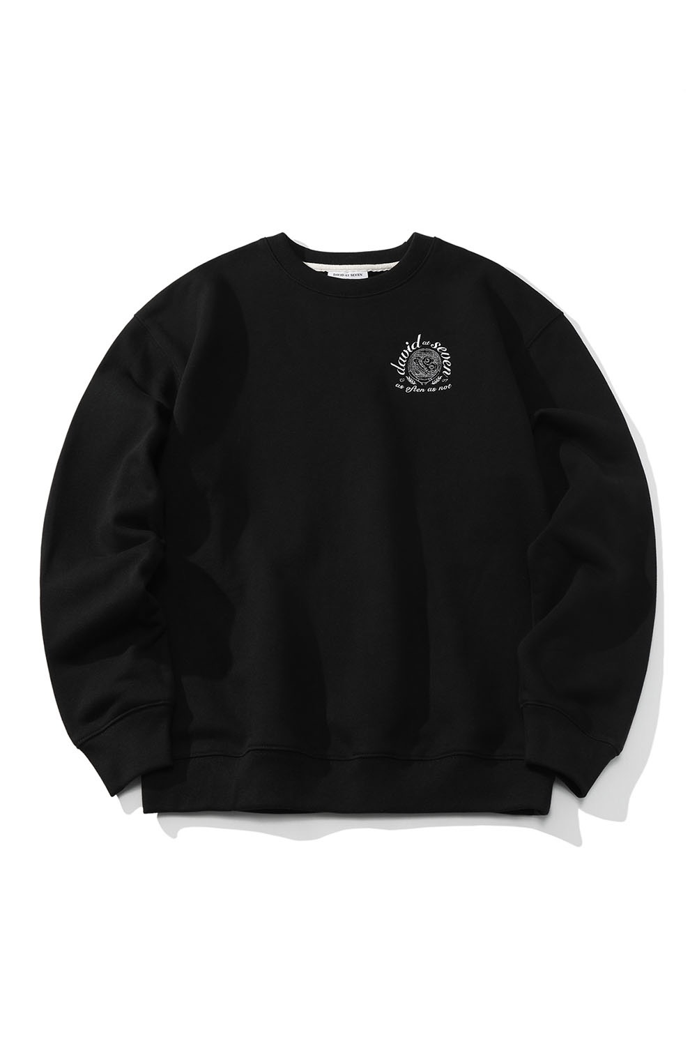 sunny-side up racket sweatshirts (black) RICHEZ