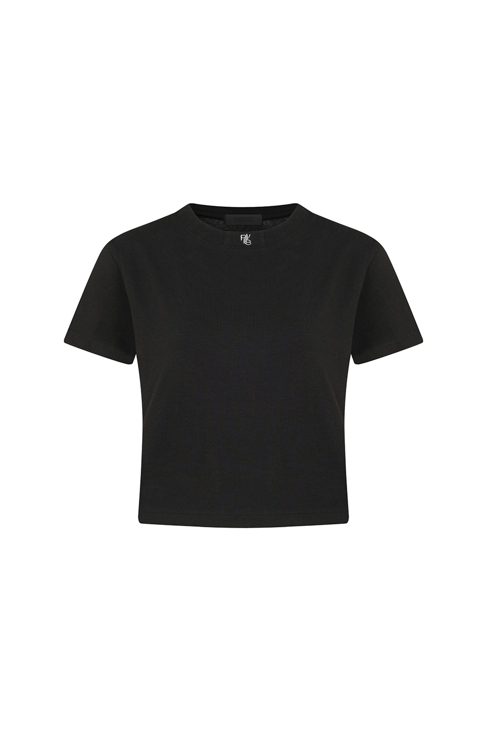 르브아시스 자수 크롭 티셔츠 ( 블랙 ) - 리치즈 RICHEZ