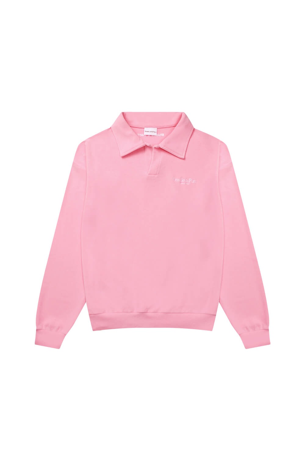 벨로아 스판 카라 티셔츠 (핑크) - 리치즈 RICHEZ